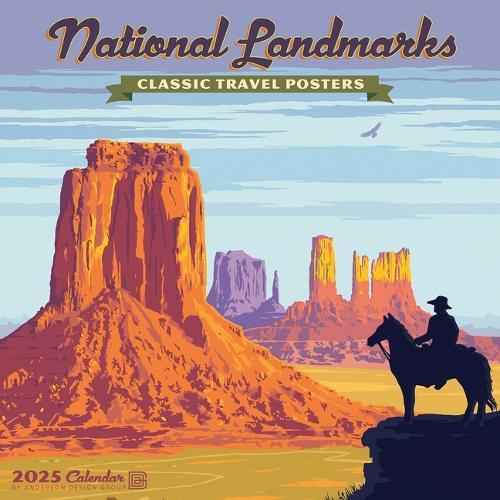 National Landmarks (Adg) 2026 12 X 12 Wall Calendar