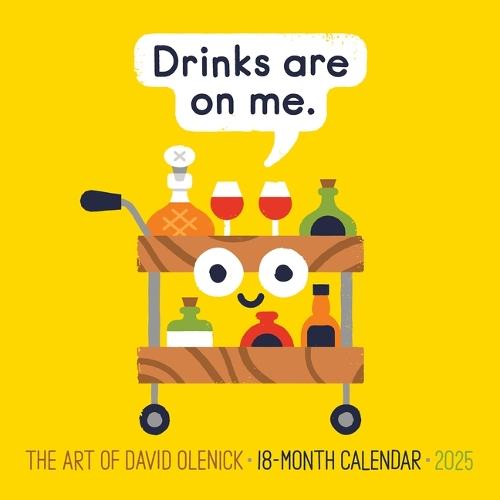 The Art of David Olenick 2026 7 X 7 Mini Wall Calendar
