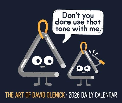 The Art of David Olenick 2026 5.4 X 6.2 Box Calendar