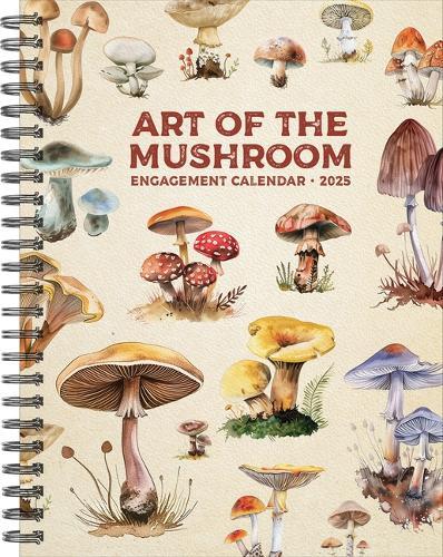 Art of the Mushroom 2026 6.5 X 8.5 Engagement Calendar