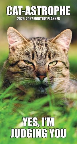 Cat-Astrophe 2-Year 2026-27 3.5 X 6.5 Monthly Pocket Planner