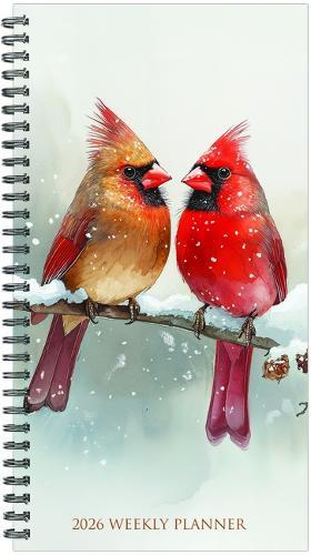 Cardinals (Trilingual) 2026 3.5 X 6.5 Softcover Weekly Spiral