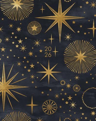 Starry Night 2026 7.5 X 9.5 Booklet Monthly Planner