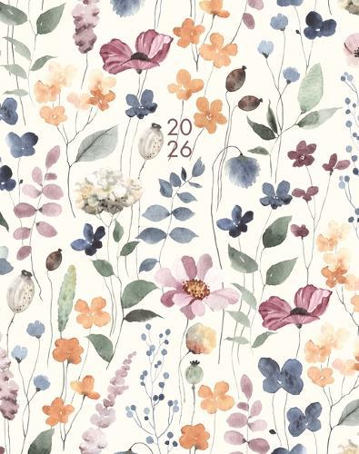 Garden Botanical 2026 7.5 X 9.5 Booklet Monthly Planner