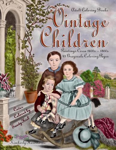 Adult Coloring Books Vintage Children 43 Grayscale Coloring Pages 