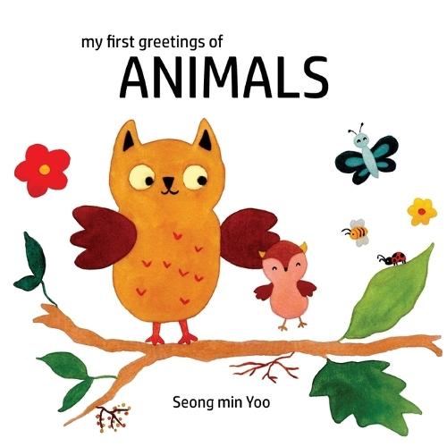 my first greetings of Animals: Beautiful Illustrations That Help Visual Development in Newborn and Babies Featuring Farm and Wild animals
