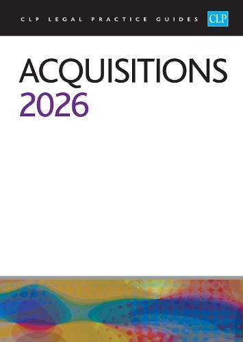 Acquisitions 2026: Legal Practice Course Guides (LPC)