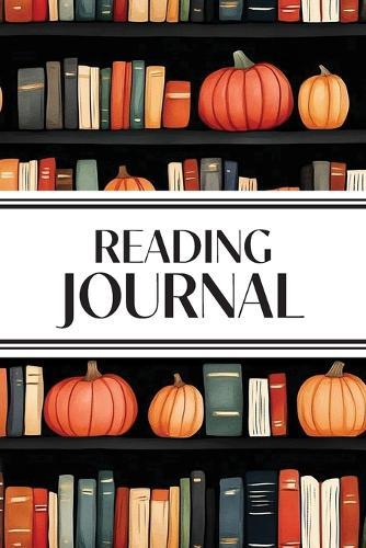 Reading Journal (Watercolor Pumpkins in Bookshelves): 6""x9"" Book Lover's Diary; Book/Series Reviews, Reading Tracker, Favorite Book List, Favorite Quotes, Reading Challenges, and More!