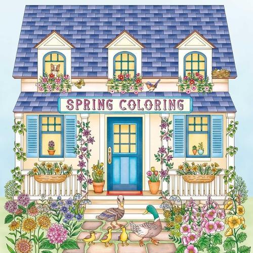 Spring Coloring: A Calming Coloring Book for Adults