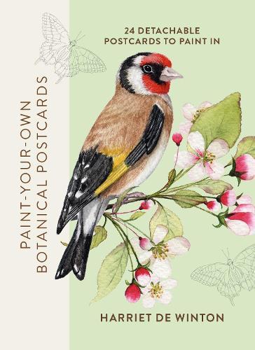 Paint-Your-Own Botanical Postcards: 24 detachable postcards to paint in