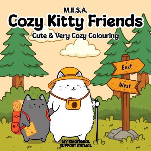 Cozy Kitty Friends: Cute & Very Cozy Colouring