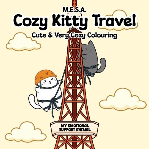 Cozy Kitty Travel: Cute and Very Cozy Colouring