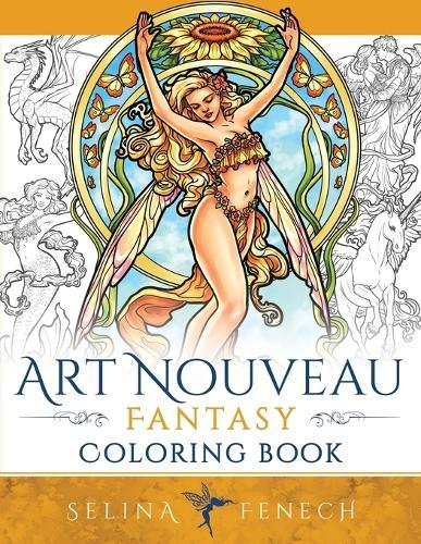 Art Nouveau Fantasy Coloring Book