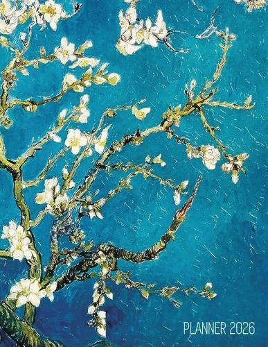 Vincent Van Gogh Planner 2026: Almond Blossom Painting Artistic Post-Impressionism Art Organizer: January-December (12 Months)