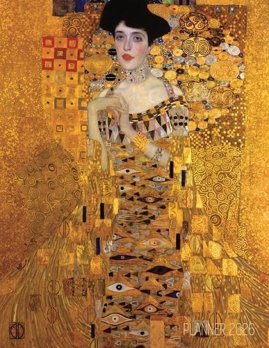 Gustav Klimt Monthly Planner 2026: Portrait of Adele Bloch-Bauer I Gold Art Nouveau Year Agenda: January-December (12 Months)