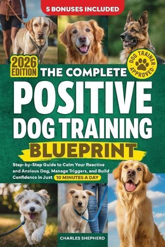 The Complete Positive Dog Training Blueprint: Step-by-Step Guide to Calm Your Reactive and Anxious Dog, Manage Triggers, and Build Confidence in Just 10 Minutes a Day