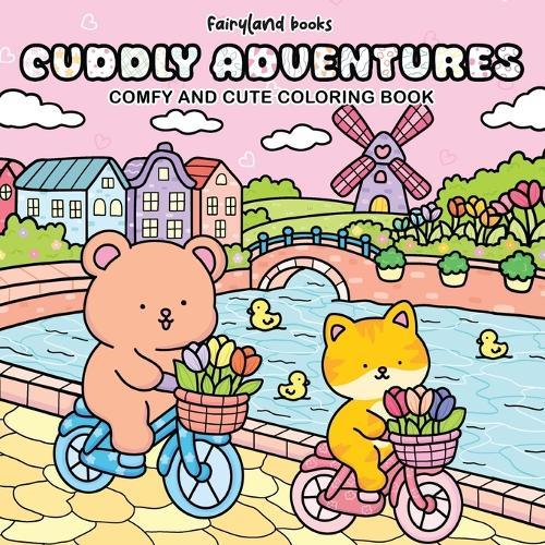 Cuddly Adventures: Coloring Book for Adults and Teens