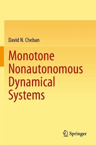 Monotone Nonautonomous Dynamical Systems