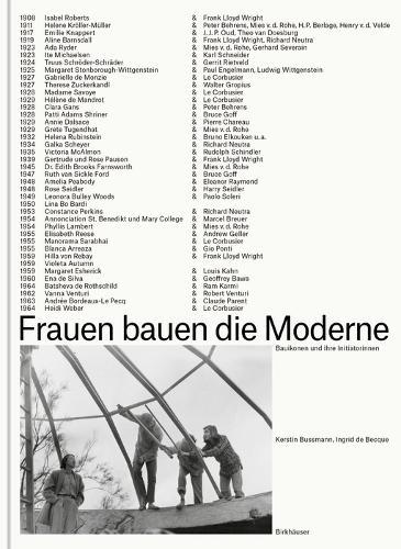 Frauen bauen die Moderne: Bauikonen und ihre Initiatorinnen