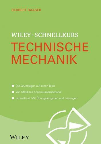Wiley–Schnellkurs Technische Mechanik