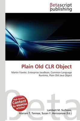 Plain Old CLR Object