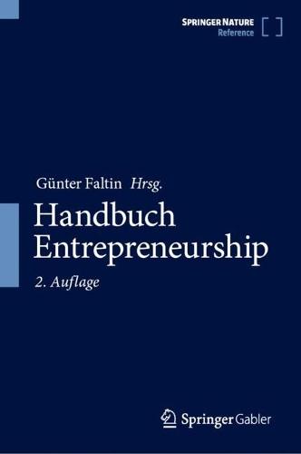 Handbuch Entrepreneurship