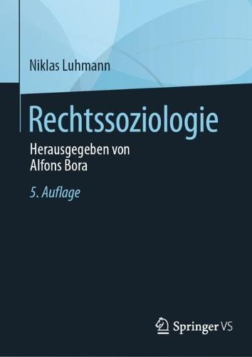 Rechtssoziologie: Herausgegeben von Alfons Bora