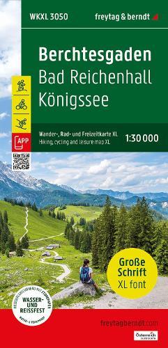 Berchtesgaden Hiking, Cycling and Leisure Map XL: 1:30,000 scale