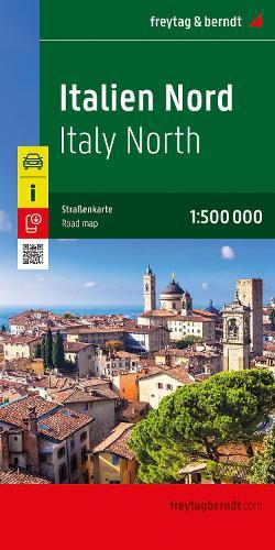 Northern Italy Road Map 1:500.000