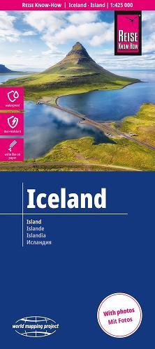 Iceland Map: 1:425.000 scale