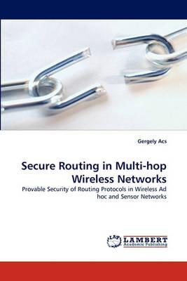 Secure Routing in Multi-Hop Wireless Networks