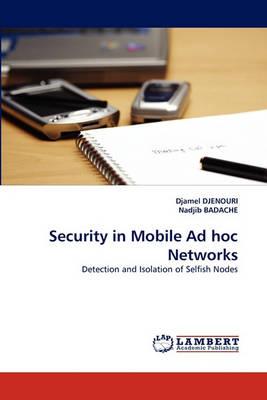 Security in Mobile Ad hoc Networks
