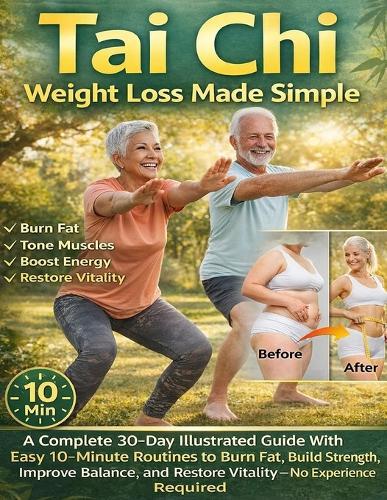 Tai Chi Weight Loss Made Simple: A Complete 30-Day Illustrated Guide With Easy 10-Minute Routines to Burn Fat, Build Strength, Improve Balance, and Restore Vitality-No Experience Required