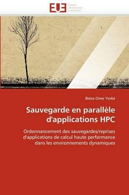 Sauvegarde En Parall Le D'Applications HPC