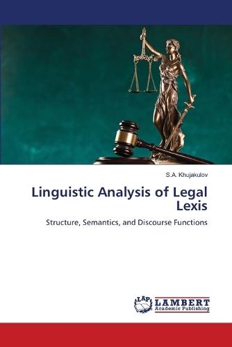 Linguistic Analysis of Legal Lexis