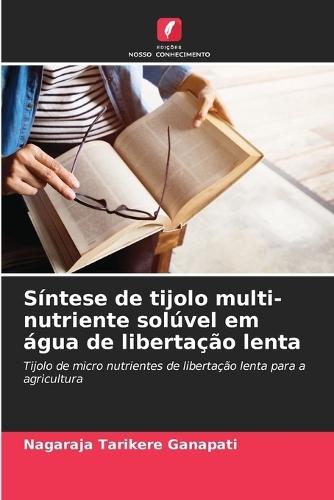 Síntese de tijolo multi-nutriente solúvel em água de libertação lenta