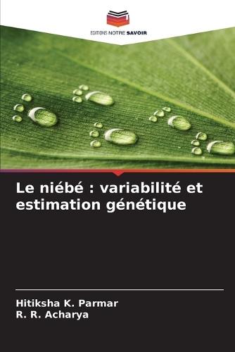 Le niébé: variabilité et estimation génétique