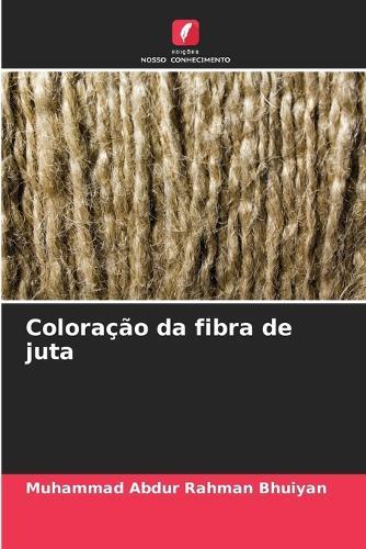 Coloração da fibra de juta