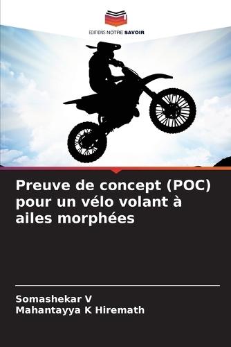 Preuve de concept (POC) pour un vélo volant à ailes morphées
