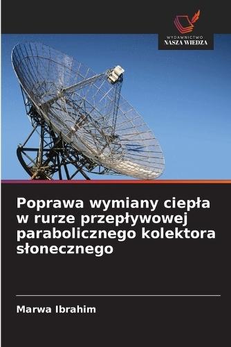 Poprawa wymiany ciepla w rurze przeplywowej parabolicznego kolektora slonecznego