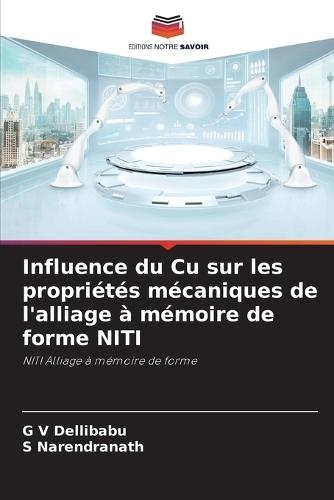 Influence du Cu sur les propriétés mécaniques de l'alliage à mémoire de forme NITI