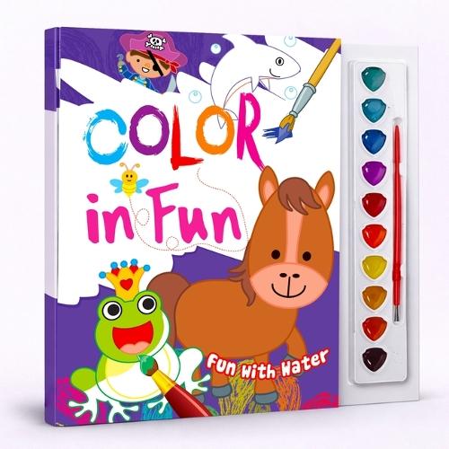 Colour in Fun (Purple) with Water Colours (Edition01)