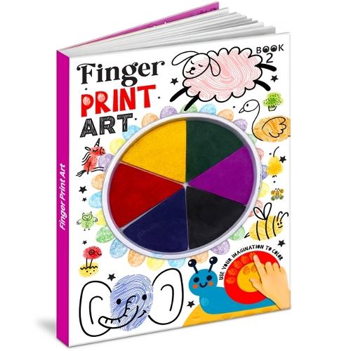Finger print art coloring book- 2 (Edition01)