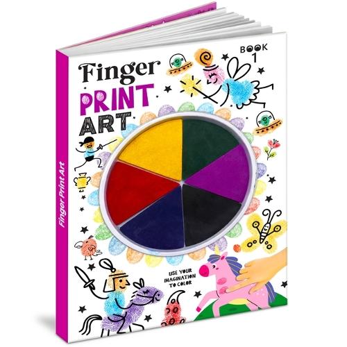 Finger print art coloring book-1 (Edition01)