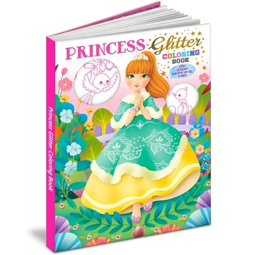 Princess Glitter Colouring Book (Edition01)