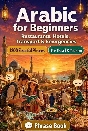 Arabic Phrase Book for Beginners: 1200 Essential Arabic Phrases for Travel: Easy Pronunciation Guide, Everyday Conversations, Restaurants, Hotels, Transportation, Shopping, Emergencies & Cultural Tips