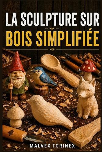 La Sculpture Sur Bois Simplifiée: Guide pas à pas pour débutants: projets de sculpture sur bois, modèles, techniques au couteau, choix du bois et coupe sécurisée