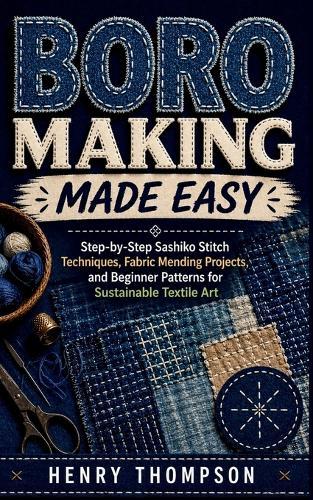 Boro Making Made Easy: Step-by-Step Sashiko Stitch Techniques, Fabric Mending Projects, and Beginner Patterns for Sustainable Textile Art