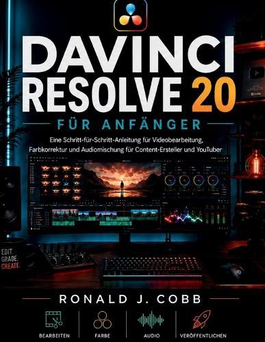 DaVinci Resolve 20 für Anfänger: Eine Schritt-für-Schritt-Anleitung für Videobearbeitung, Farbkorrektur und Audiomischung für Content-Ersteller und YouTuber
