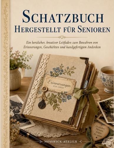Schatzbuch Hergestellt Für Senioren: Ein herzlicher, kreativer Leitfaden zum Bewahren von Erinnerungen, Geschichten und handgefertigten Andenken